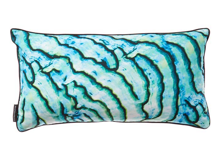W Scottsdale Turquoise Abalone Pillow