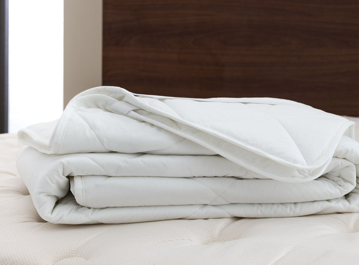hotel cotton quilted mattress pad