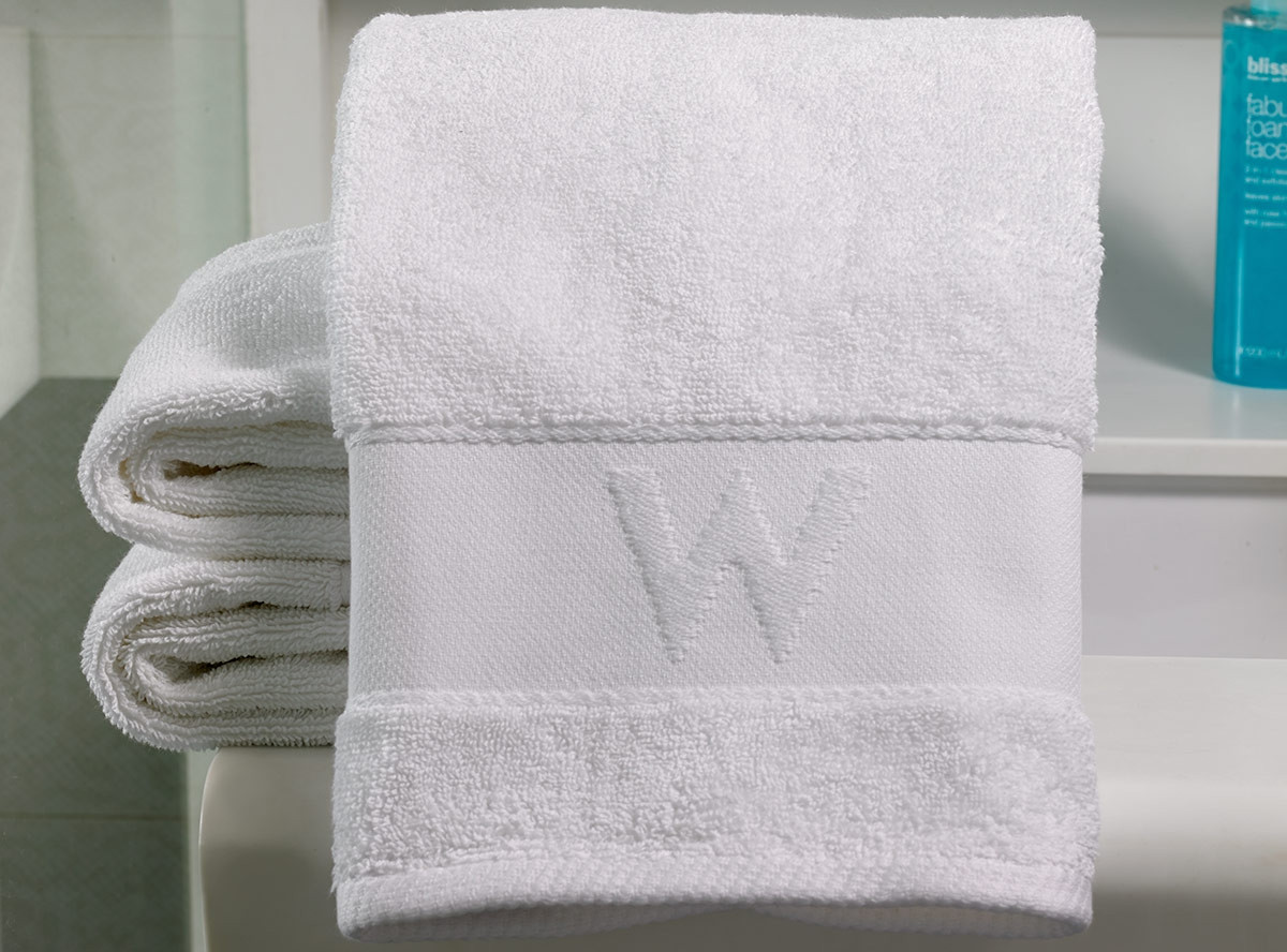 Hotel Collection Toallas de baño, microalgodón de lujo 16 x 30 toalla de  mano óptica blanca